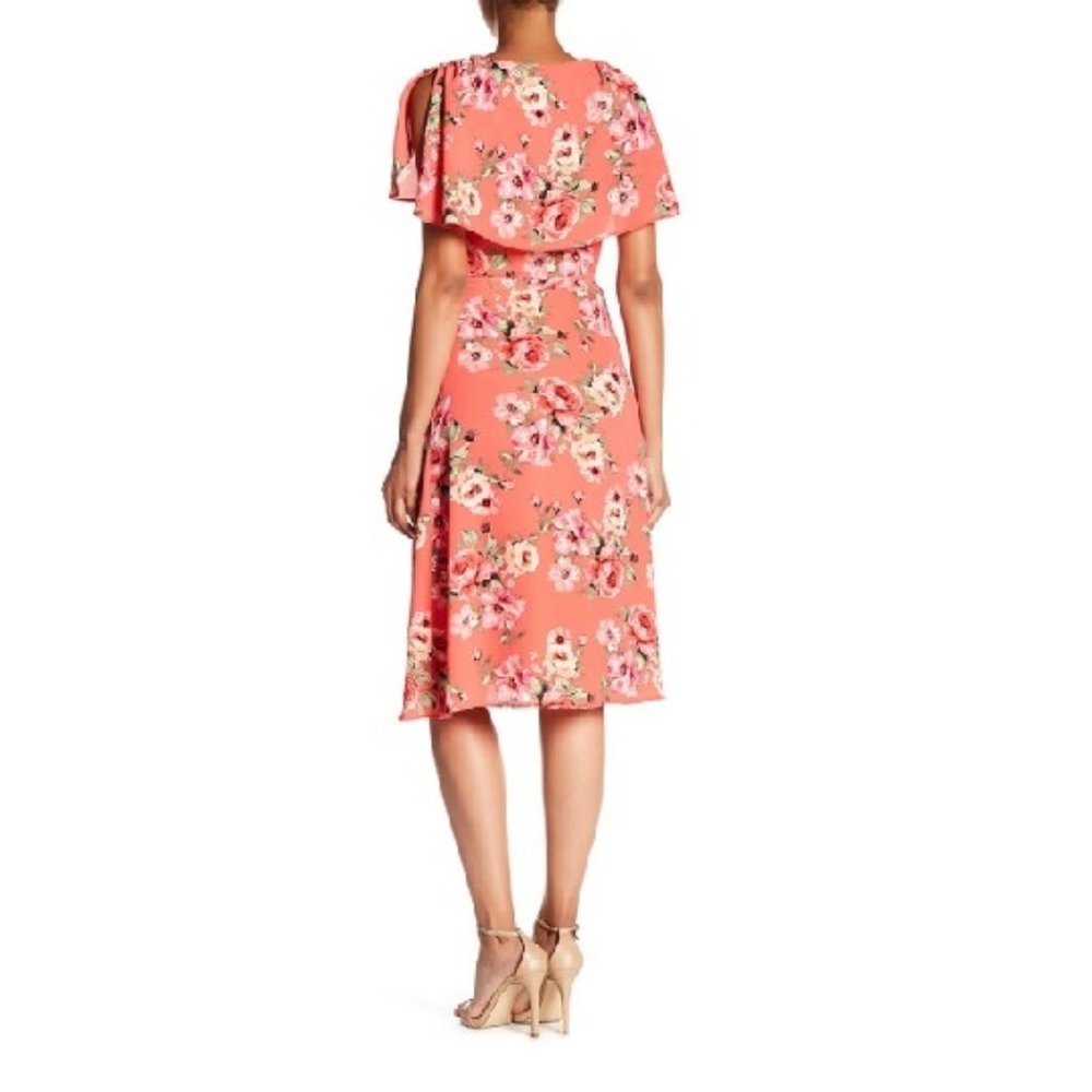 Spirit of Grace Print Wrap Dress - Picture 2 of 7